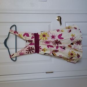 City Triangles Floral Dress - Pink and Yellow